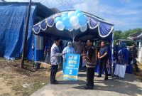 Pelepasan Balon Senagai Tnada Peresmian SPPG  oleh Asisten III setda Kotabaru bersama ketua yayasan 