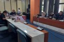 DPRD kabupaten kotabaru melaksanakan rapat pembahasan pelayanan serta penanggulangan gangguan jaringan internet dengan perwakilan pihak Telkom.