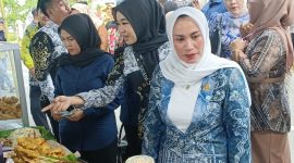 Ketua DPRD kabupaten Kotabaru Hj .Suwanti hadiri pembukaan pasar wadai UMKM Ramadhan fest