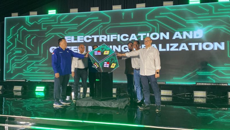 Peresmian Electrification and Green Mining di PT Borneo Indobara Kalimantan Selatan, Senin (9/2/26).